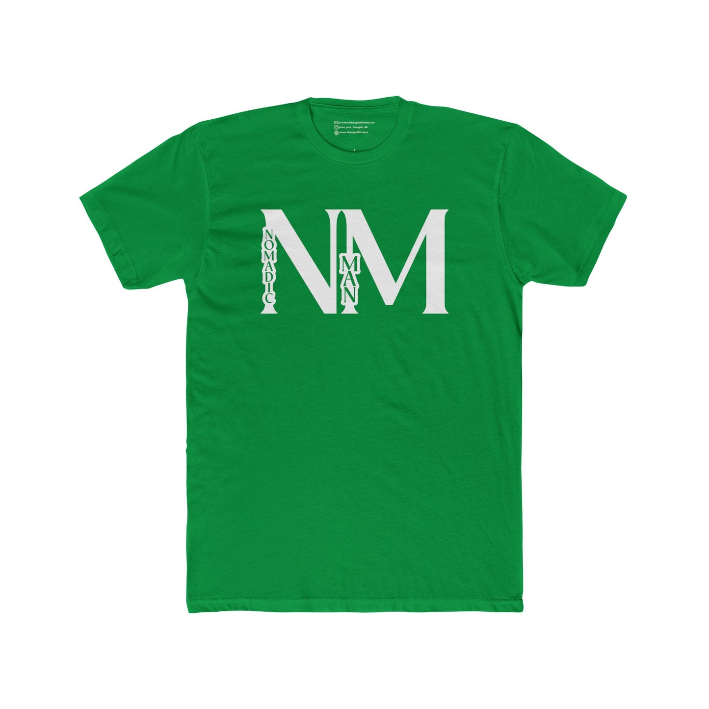 Nomadic Man Unisex Cotton Crew Tee - Stylish & Comfortable Graphic Tee