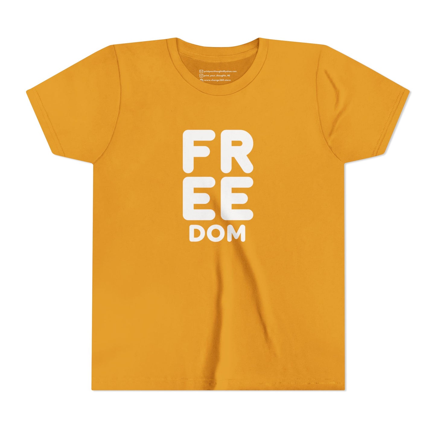 Freedom Youth Short Sleeve Tee - Fun and Trendy Kid's T-Shirt
