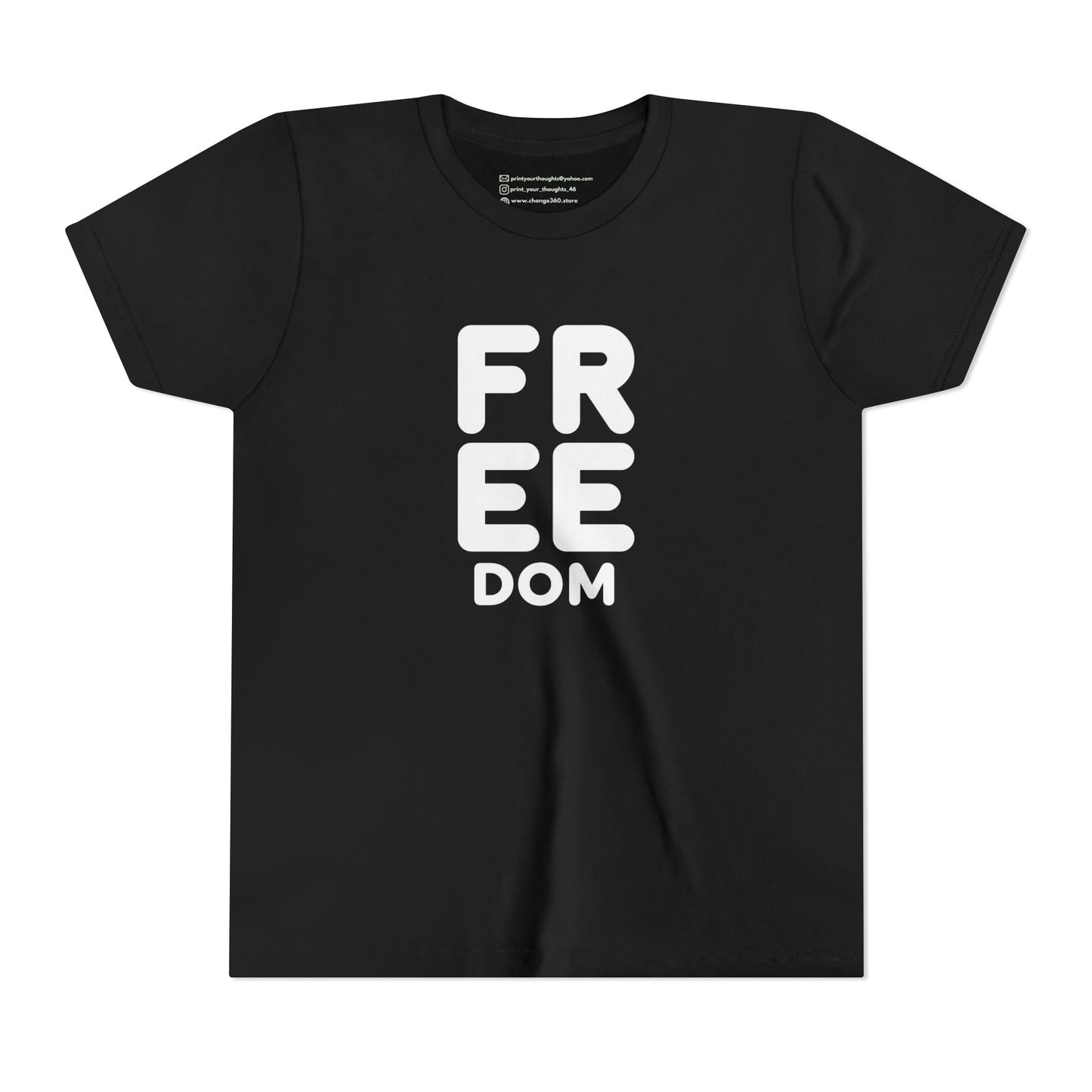 Freedom Youth Short Sleeve Tee - Fun and Trendy Kid's T-Shirt