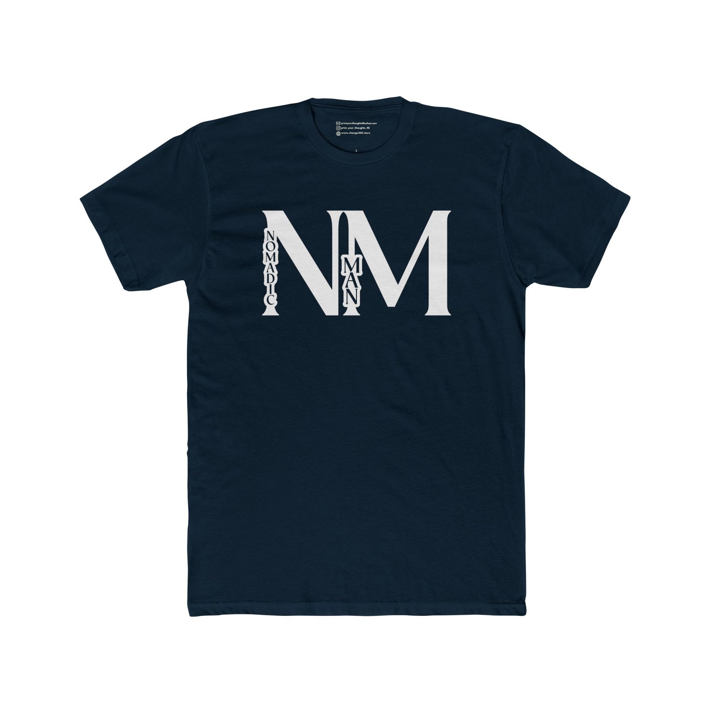 Nomadic Man Unisex Cotton Crew Tee - Stylish & Comfortable Graphic Tee