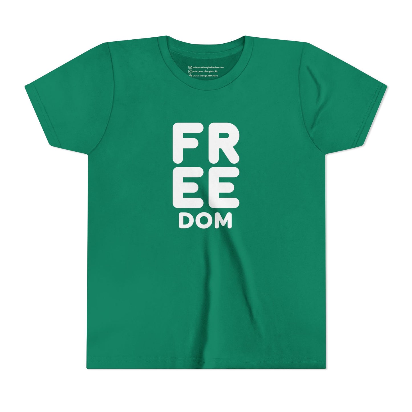 Freedom Youth Short Sleeve Tee - Fun and Trendy Kid's T-Shirt