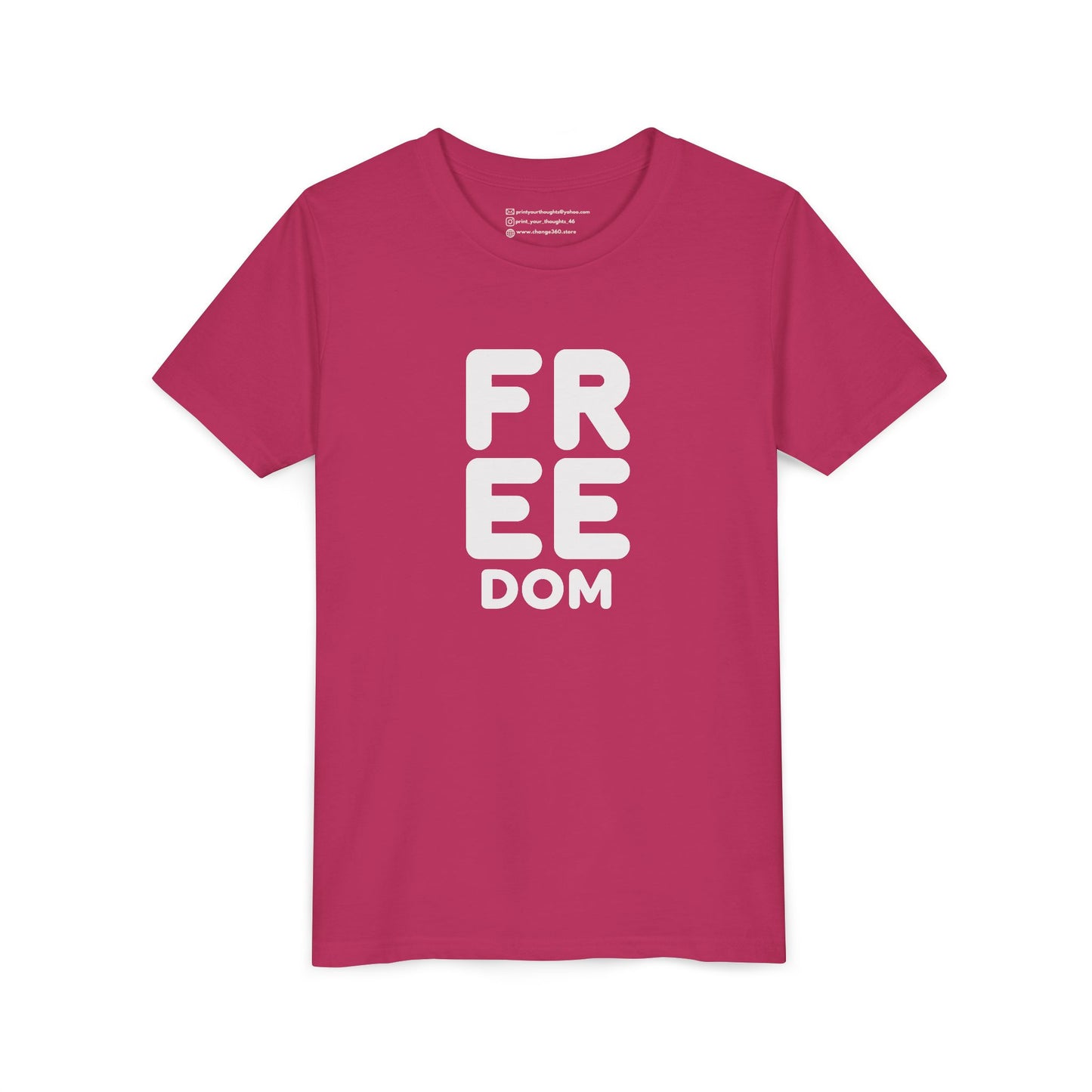 Freedom Youth Short Sleeve Tee - Fun and Trendy Kid's T-Shirt