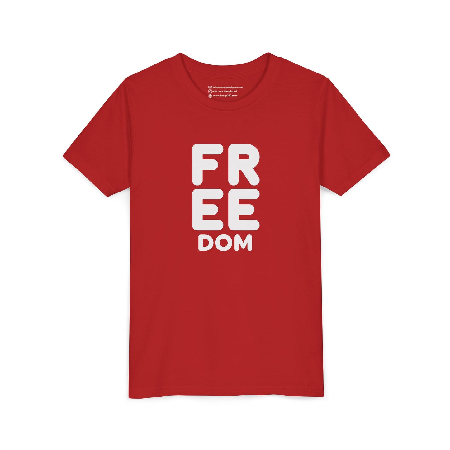 Freedom Youth Short Sleeve Tee - Fun and Trendy Kid's T-Shirt