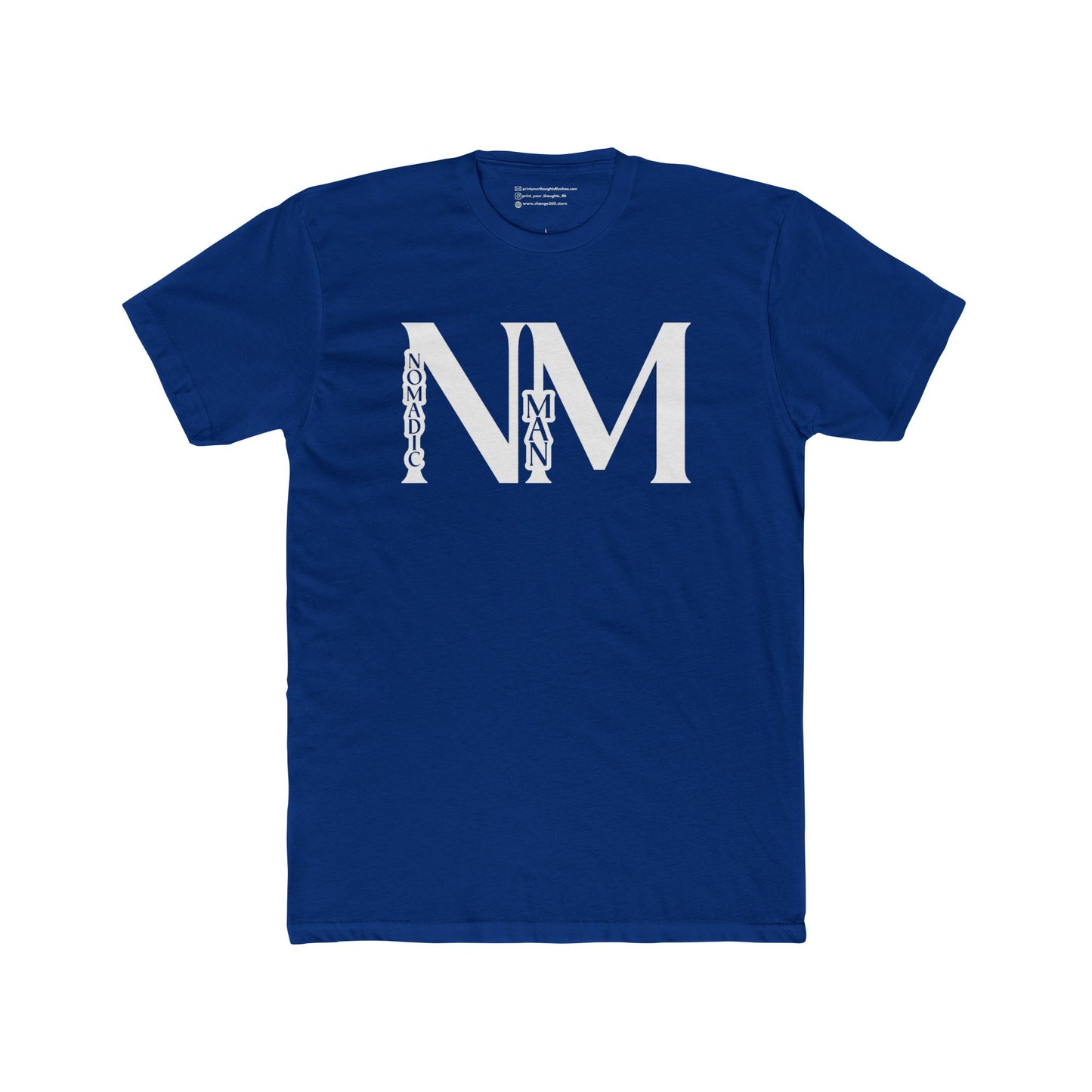 Nomadic Man Unisex Cotton Crew Tee - Stylish & Comfortable Graphic Tee