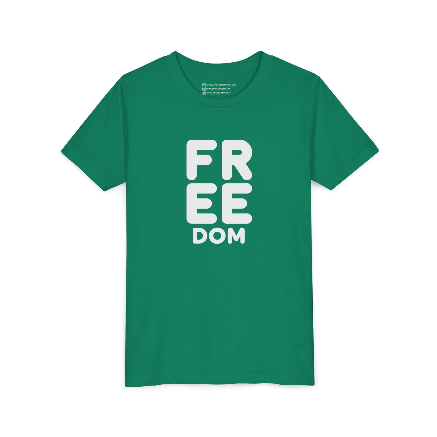 Freedom Youth Short Sleeve Tee - Fun and Trendy Kid's T-Shirt