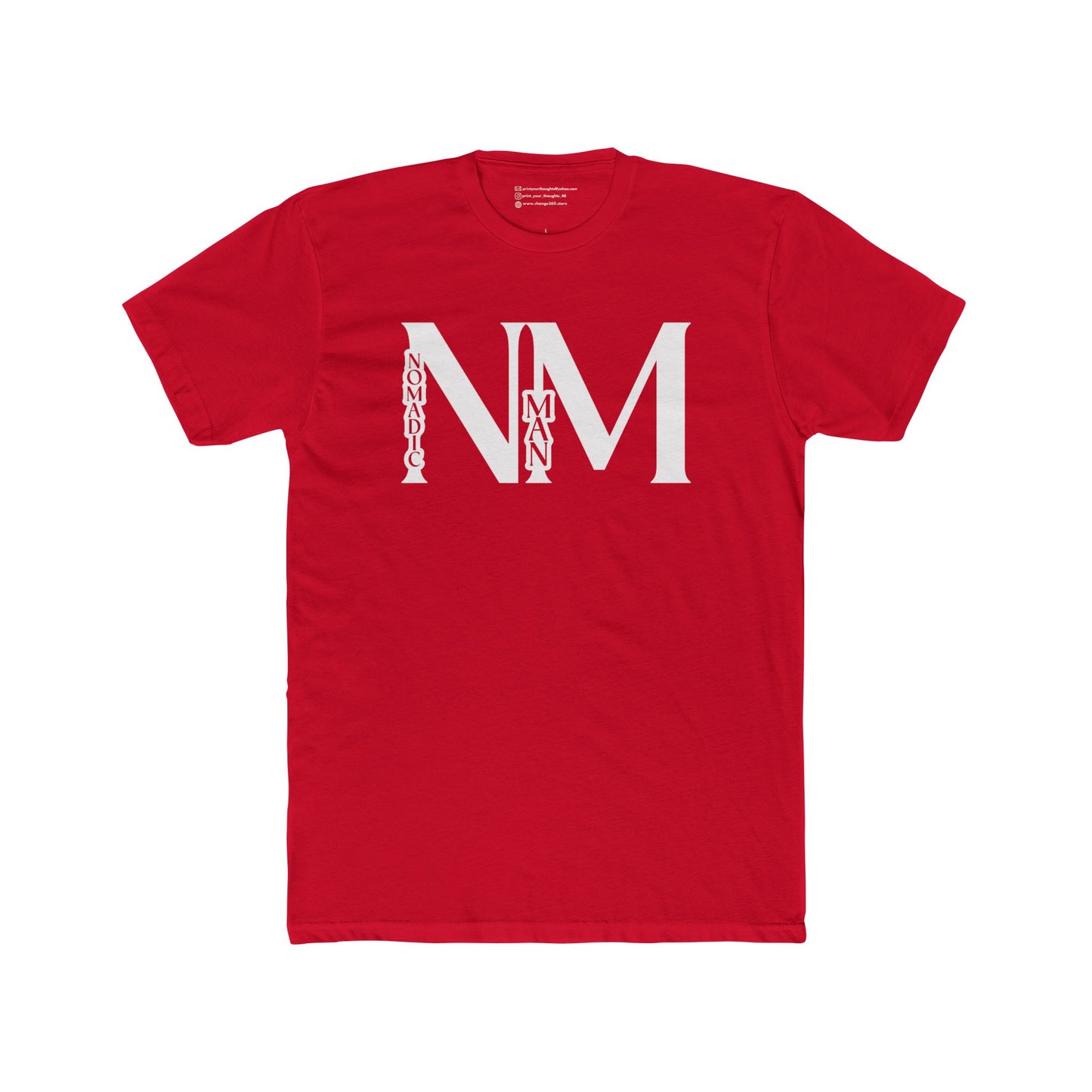 Nomadic Man Unisex Cotton Crew Tee - Stylish & Comfortable Graphic Tee