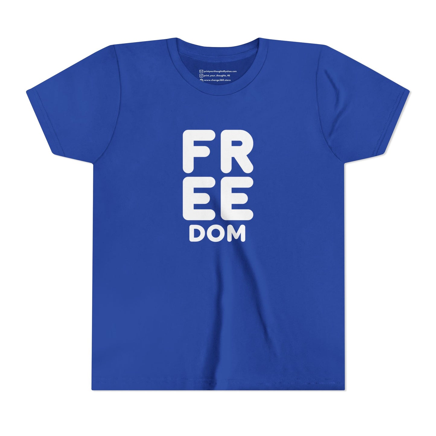 Freedom Youth Short Sleeve Tee - Fun and Trendy Kid's T-Shirt