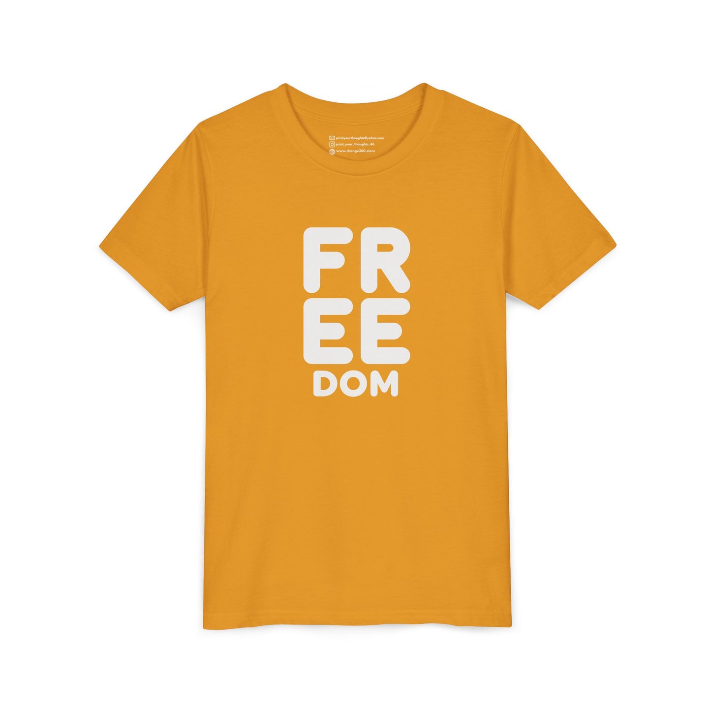 Freedom Youth Short Sleeve Tee - Fun and Trendy Kid's T-Shirt