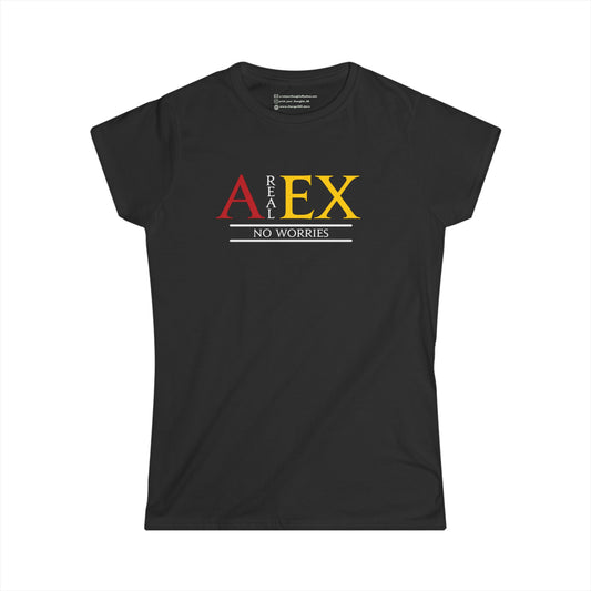 A REAL EX | WOMEN SOFT FITTED TEE