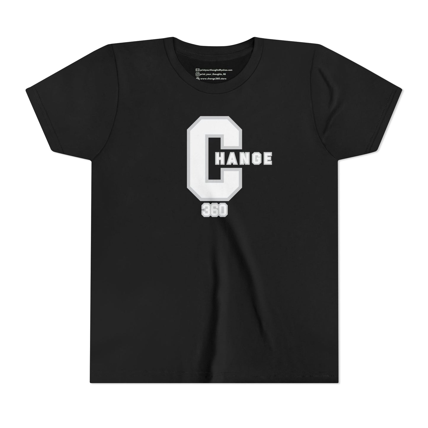 CHANGE360 LETTER EDITION | YOUTH SHORT SLEEVE TEE