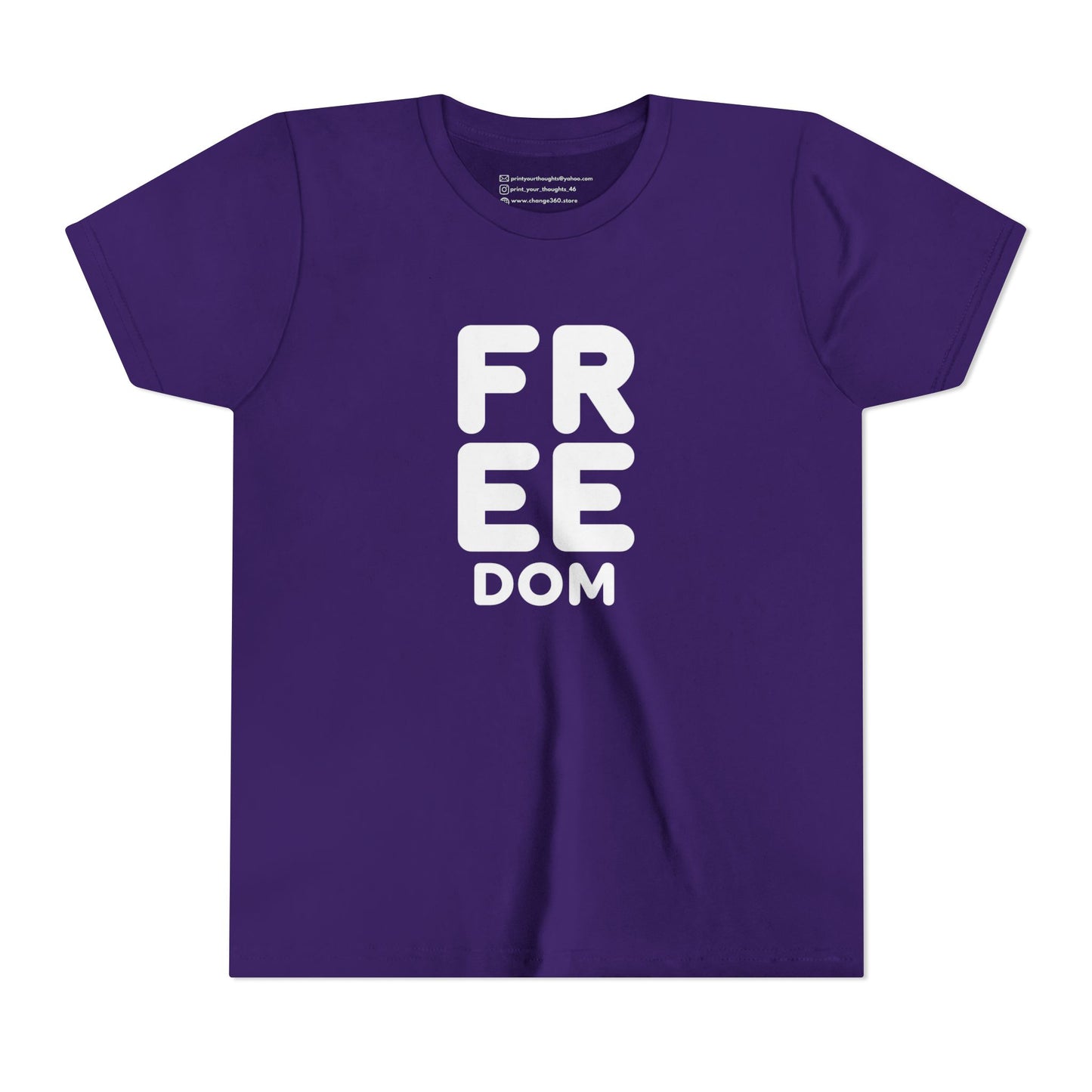 Freedom Youth Short Sleeve Tee - Fun and Trendy Kid's T-Shirt