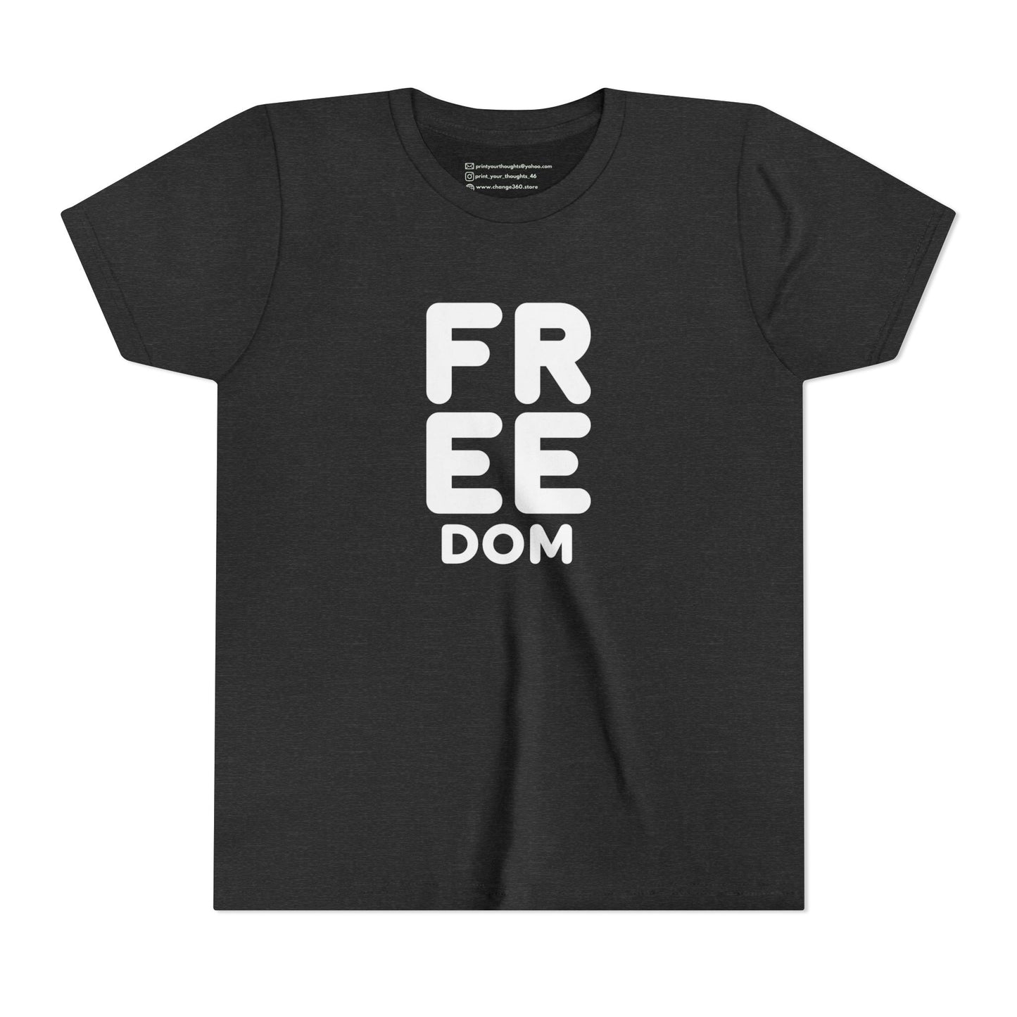 Freedom Youth Short Sleeve Tee - Fun and Trendy Kid's T-Shirt