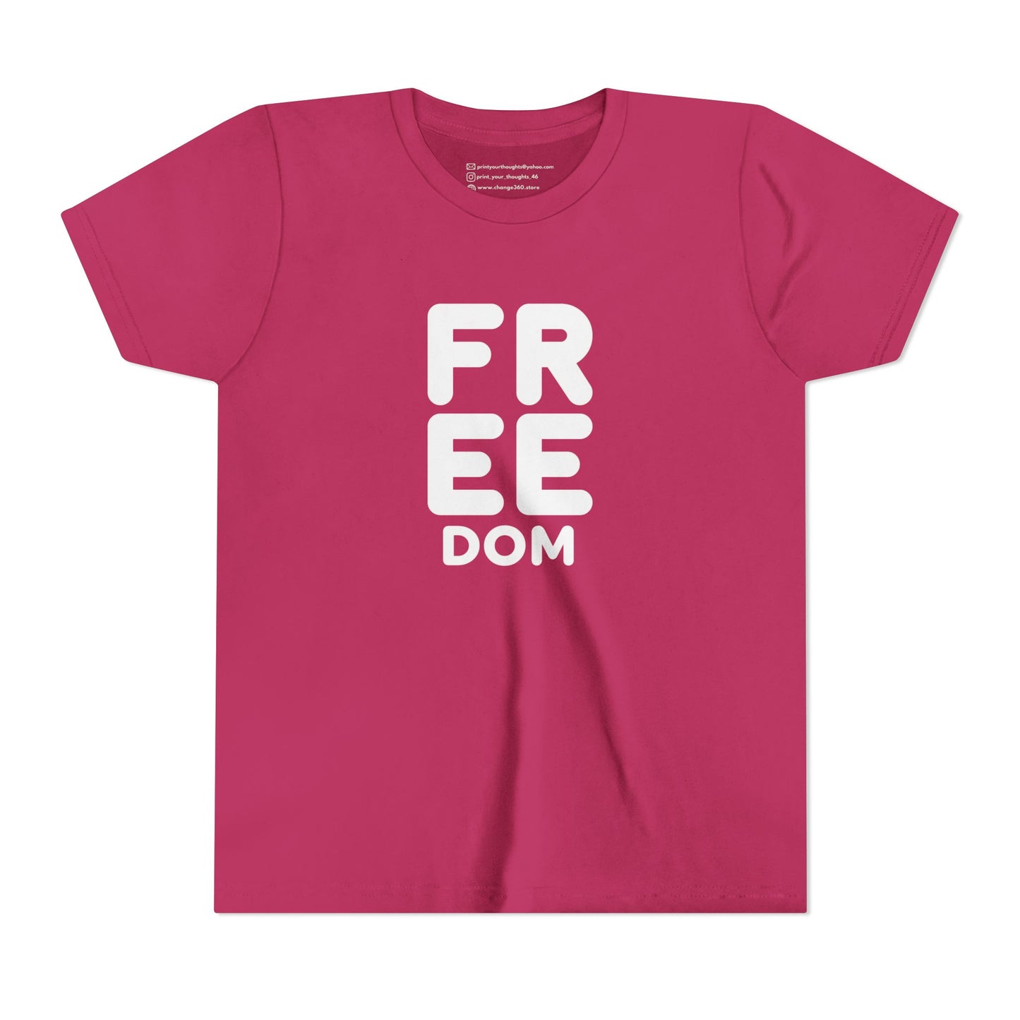 Freedom Youth Short Sleeve Tee - Fun and Trendy Kid's T-Shirt