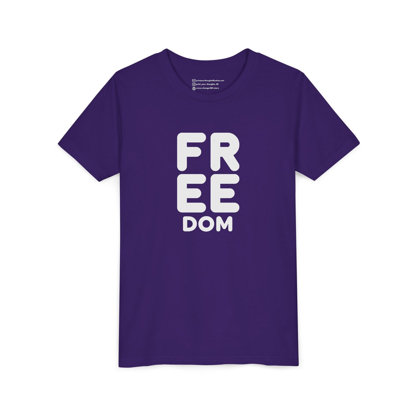Freedom Youth Short Sleeve Tee - Fun and Trendy Kid's T-Shirt